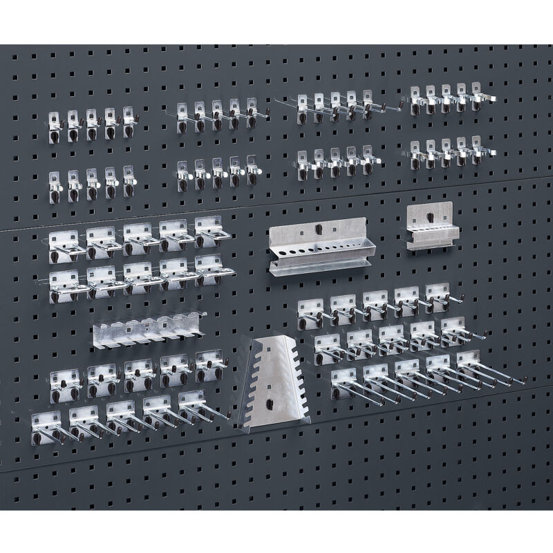 Eurokraftpro - eurokraft pro, Kit de porte-outils, kit de 74 pièces, kit