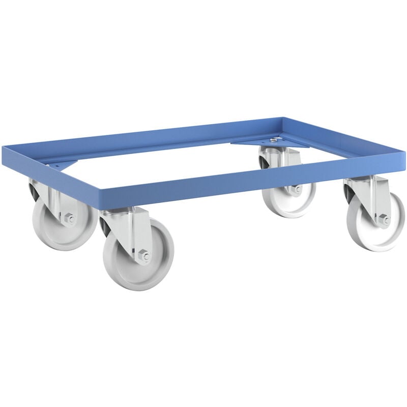Eurokraftpro - eurokraft pro, Plateau roulant en acier, roues polyamide,