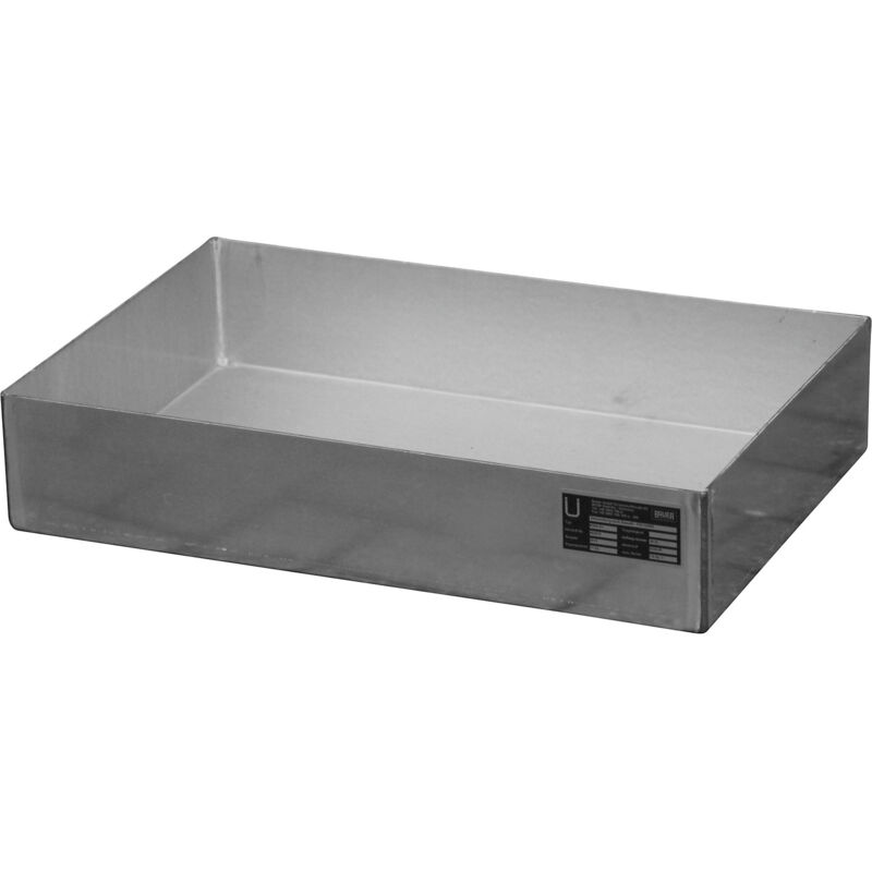 Eurokraftpro - eurokraft pro, Cuve en inox pour palettes, pour bidons, 23 l,