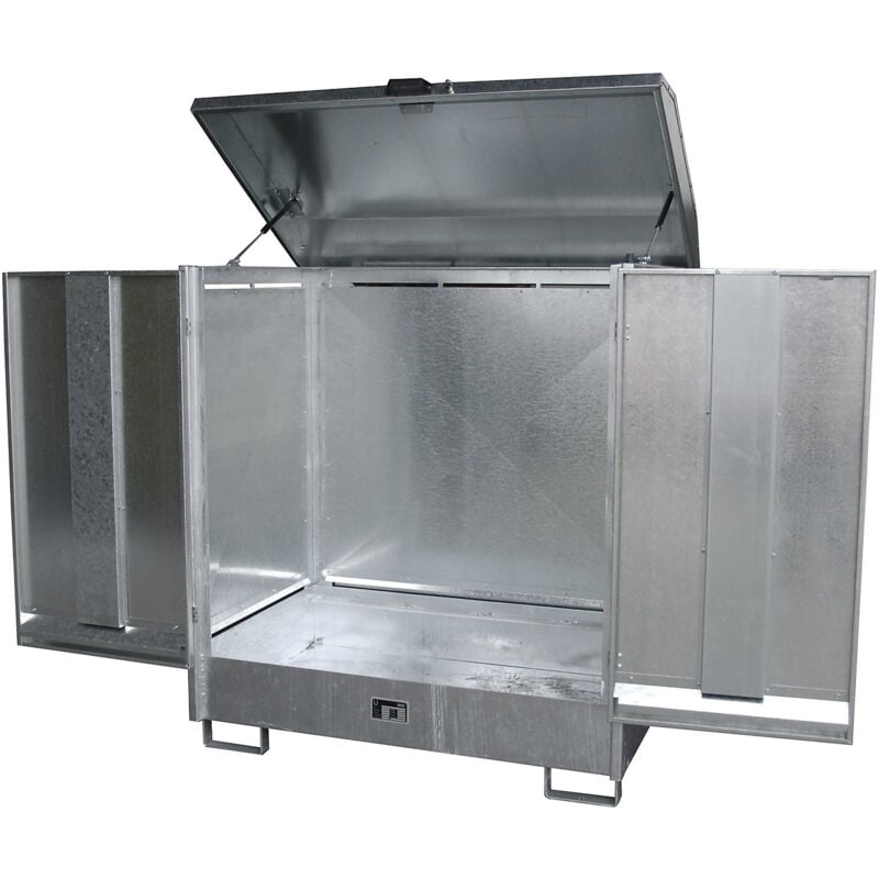 Bauer - eurokraft pro, Dépôt pour produits dangereux, avec 2 portes