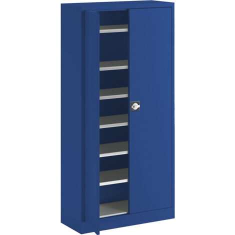 eurokraft pro, Armoire à portes battantes en tôle d'acier, h x