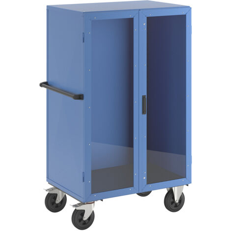 eurokraft pro, Armoire roulante, portes battantes en macrolon®