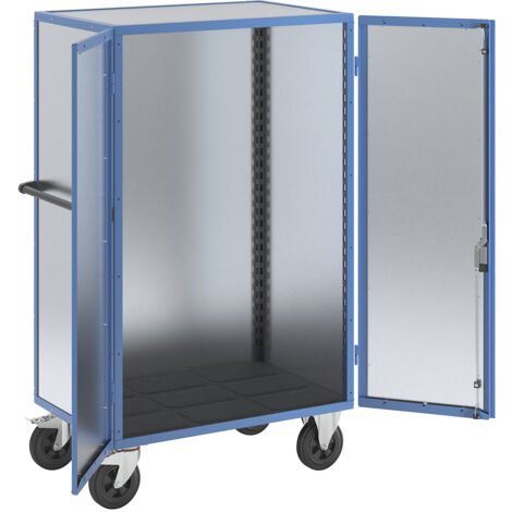 eurokraft pro, Armoire roulante, portes battantes en tôle