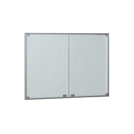 eurokraft pro  Bacheca  cornice in alluminio  ante a battente