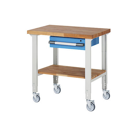 eurokraft pro  Banco da lavoro mobile Serie 7000  4 rotelle