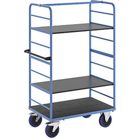 eurokraft pro  Carrello a ripiani  con 2 sponde  lungh x largh