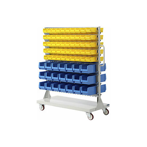 eurokraft pro  Carrello con cassettine  con due lati utili 