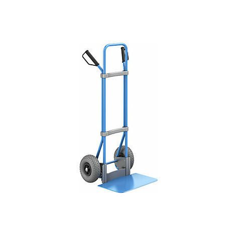 eurokraft pro  Carrello per sacchi  blu  piano di appoggio