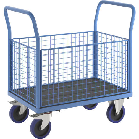 eurokraft pro, Chariot plate-forme à panneaux grillagés,