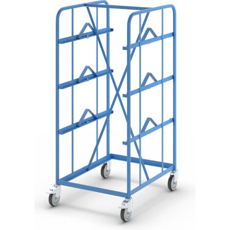 eurokraft pro, Chariot porte-bacs, L x l x h 810 x 660 x 1520