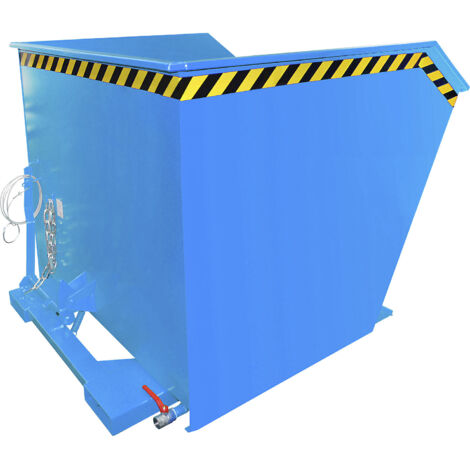eurokraft pro, Conteneur pour copeaux SGU, capacité 2 m³, bleu