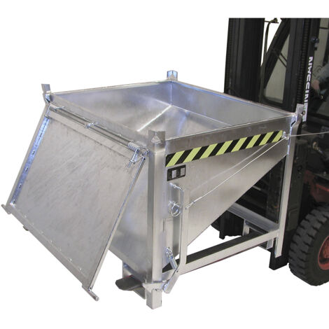 eurokraft pro, Conteneur-silo, capacité 0,50 m³, avec volet