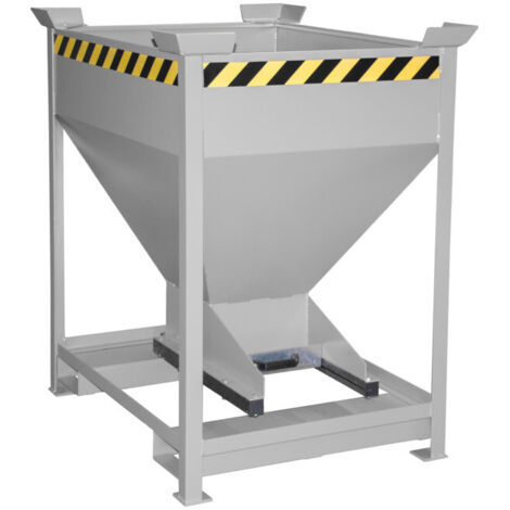 eurokraft pro, Conteneur-silo en forme d'entonnoir, fixe avec