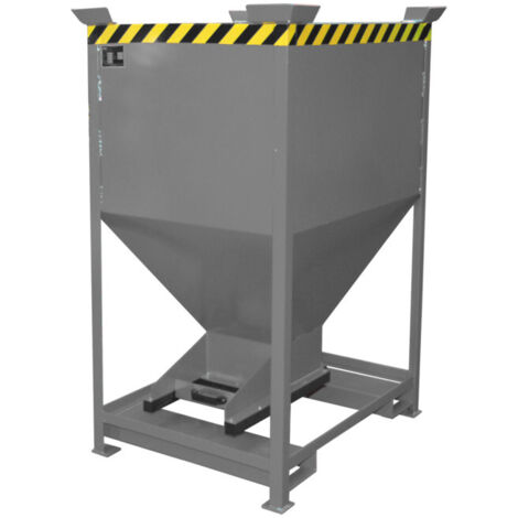 eurokraft pro, Conteneur-silo en forme d'entonnoir, fixe avec