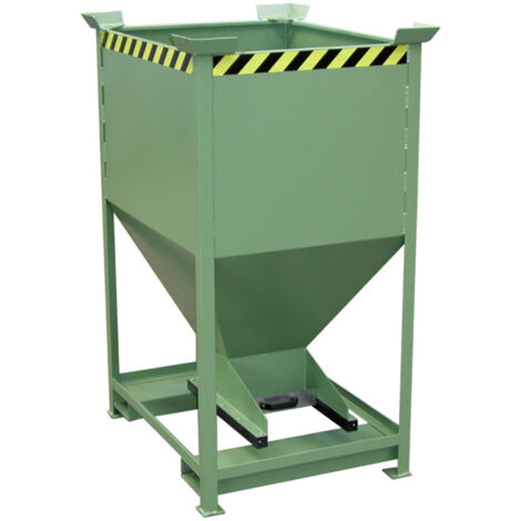 eurokraft pro, Conteneur-silo en forme d'entonnoir, fixe avec