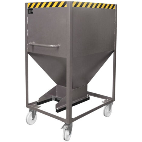 eurokraft pro, Conteneur-silo en forme d'entonnoir, mobile,