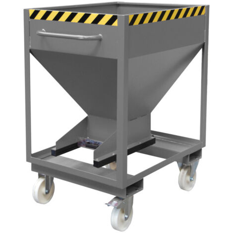 eurokraft pro, Conteneur-silo en forme d'entonnoir, mobile avec