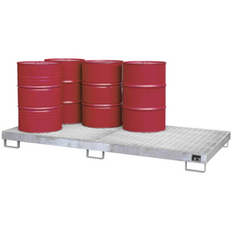 eurokraft pro, Cuve de rétention en acier, capacité de