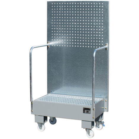 eurokraft pro, Cuve de rétention mobile avec plaque perforée,