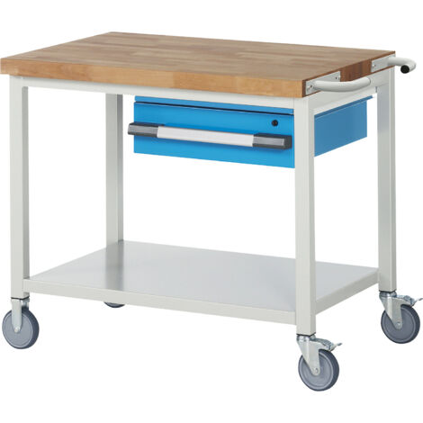 eurokraft pro, Établi mobile série 8000, sur piétement, 1