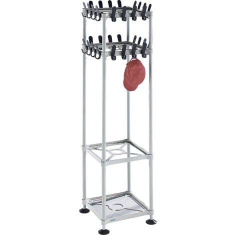 eurokraft pro  Portemanteau à plusieurs colonnes  carré  32