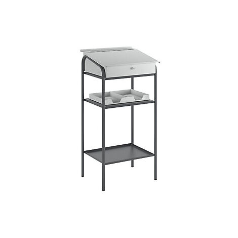 eurokraft pro Scrivinpiedi per officina con 2 ripiani alt x