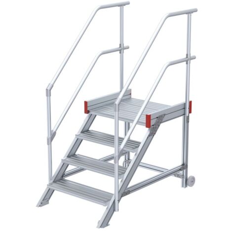 Euroline 514 Anstieg 45° 1000mm Stufenbreite 4 Stufen Alu gerieft
