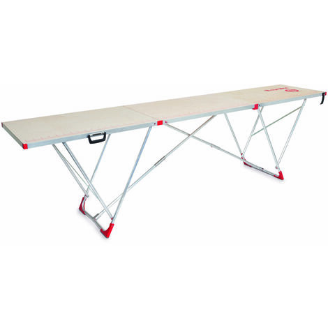 Euroline eurotap Profi-Alu-Tapeziertisch Nr. 810 Breite 80 cm, Länge 3m