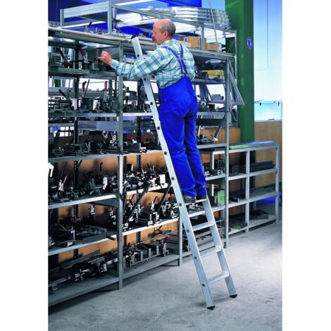 Euroline Premium 30182 Alu-Regalleiter mit 8 Stufen
