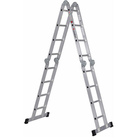 Euroline Premium 304 Klappleiter 4x4 Sprossen