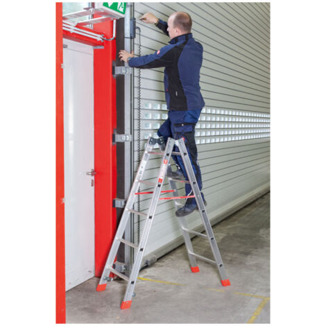 Euroline Premium 305 Sprossenstehleiter 2x6 Sprossen