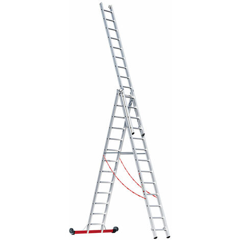 Euroline Premium 30778 Mehrzweckleiter 3-teilig 3x13 Sprossen