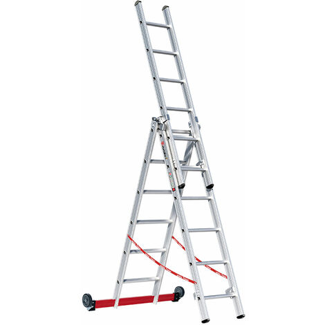 Euroline Premium 30778 Mehrzweckleiter 3-teilig 3x6 Sprossen