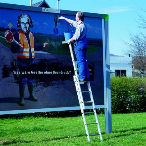 Euroline Premium 329 Plakatleiter 3x7 Sprossen