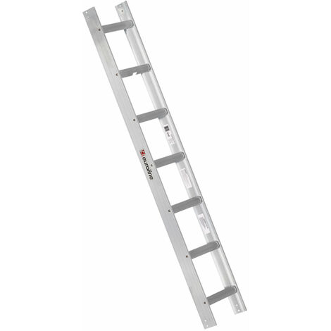 Euroline Premium Kaminkehrerleiter 7 Sprossen Alu natur