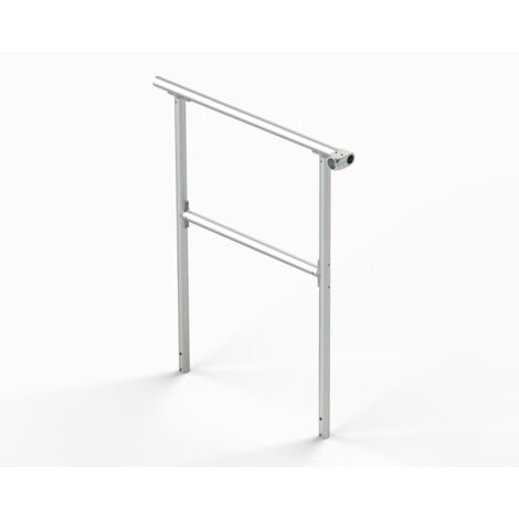 Euroline Stirngeländer für 511 Podesttreppe, 800mm Stufenbreite