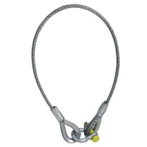 Eurolite 1000x10mm m.Schäkel bis400kg Fune di sicurezza