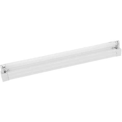 Eurolite 10285 Tubo fluorescente con supporto 20 W 60 cm Bianco 1 pz.
