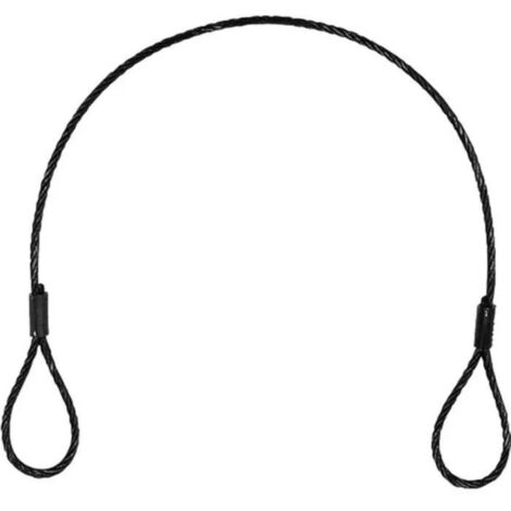 Eurolite 40 cm Cuerda de acero negra elevación 3 mm