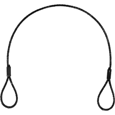 Eurolite 40 cm Schwarzes Stahlseil 3 mm