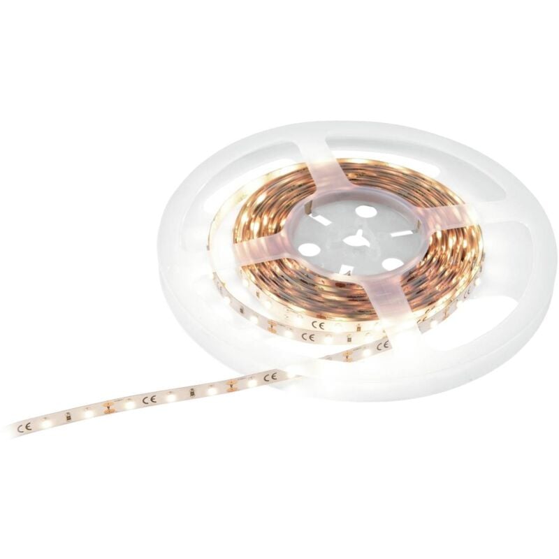 50530106 Ruban led cee: f (a - g) 12 v 5 m blanc chaud 5 m C071002 - Eurolite