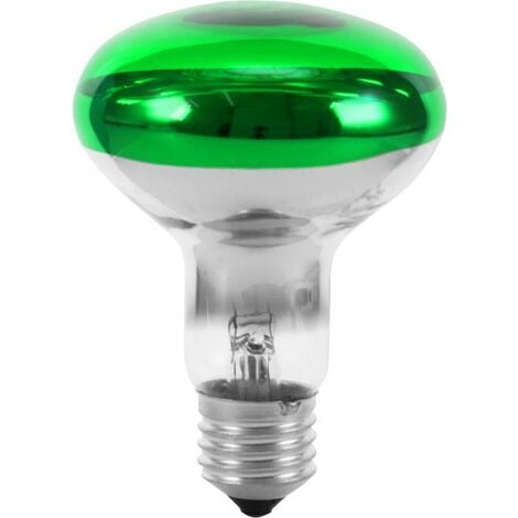 Eurolite 9210410U Ampoule halogène E27 réflecteur 60 W vert (Ø x L) 80 mm x 110 mm 1 pc(s) S227742