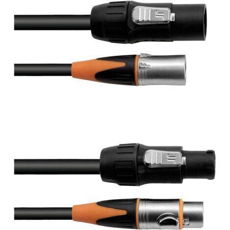 Eurolite DMX Câble de liaison [1x XLR femelle 3 pôles - 1x XLR femelle 3 pôles] 3 m Q535553