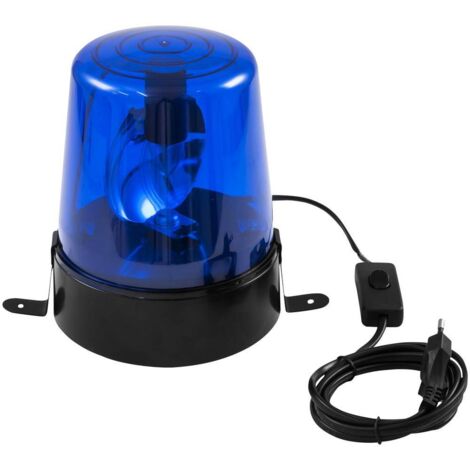 Eurolite LED (monocolore) Lampeggiante della polizia Blu Numero di lampadine: 1