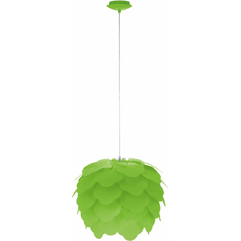 

Lámpara colgante de estudio verde lámpara colgante flor enchufable acero tinker Eglo Filetta 92988