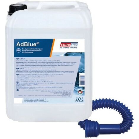 EURO LUB OIL+CHEMIE EUROLUB AdBlue, synthetischer Harnstoff, 10 Ltr