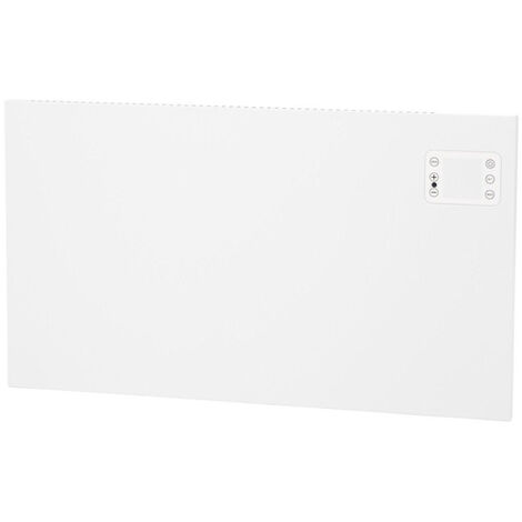 Eurom Alutherm 1200XS Radiateur convecteur - 70,5x42,9cm - IP24 - 1200watt - wifi - sol/mur - Horizontal - métal - blanc brillant
