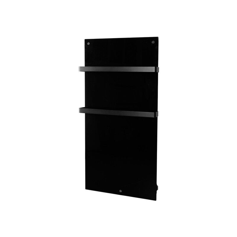 Eurom - Sani 600 Comfort Panneau Infrarouge salle de bain 115x46.5cm Wifi 600watt Verre Noir