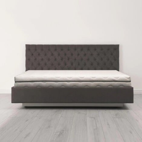 (Europa) Colchón Memo 140x190 - Grosor 12 cm - Zonas de confort de espuma adaptable - Blanco roto
