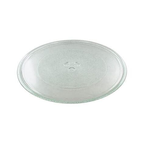 Europart Plateau tournant Universel en Verre pour Micro-Ondes 320 mm 3 Fixations